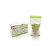 Breast Milk Storage Bag Recyclable Bags 112Pcs 250Ml Leak - Proof Design Non-harm Self - Supporting Small Snail Climbing Tree Milk Bags for Breastmilk