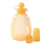 Breast Milk Storage Bags, 200 ml Reusable Silicone Leak-proof Maternity Milk Containers | For Extraction Feeding Travel Vacation Hospital Airplane Camping Picn, Orange1, Please refer to the