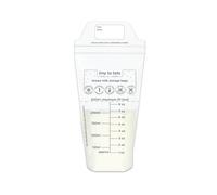 Breast Milk Storage Bags 25 Pack Breastmilk Pouches for Fridge or Freezer Use, Store Flat or Standing, BPA and BPS Free, Pre-Sterilised, Double Zipper Seal Multi Pack Tiny to Tots