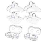 Breast Nipple Shield Silicone Breast Milk Feeding Protector Nipple Shield Breastfeeding, Flat and Shy Nipples, Soft Silica Gel Nipple Puller, Mammy Breastfeeding Tools （12Pcs）