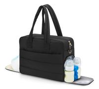 Breast Pump Bag with Insulated Breast Milk Cooler Pocket, Fits Spectra S1/S2 & Most Pumps, Water-Resistant Work & Travel Tote with 15.6" Laptop Sleeve, Stroller Straps, Luggage Sleeve & Ice Pack