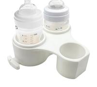 Breast Pump Bottle Holder - ABS Material White Compact Practical Nursing Station Storage Versatile Breast Pump Accessories Sturdy Pump Hose Stand for Order on the Bed