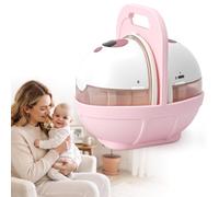 Breast Pump Holder, Silicone Non-Slip Stand, Dishwasher-Safe, Easy-Carry Handle for Busy Moms, Fit for Momcozy M5, eufy E20/S1/S1 Pro, Medela Freestyle Hands-Free (Pump Not Included)