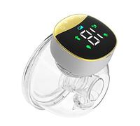 breast pump,Wearable Breast Pump Portable Hands Free Electric Breast Pump for Breastfeeding LED Sn 4 Modes 12 Suction Low Noise with 180ml Storage ty