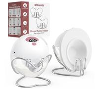 Breast Pumps Holder Compatible with Momcozy/eufy/Paruu/Nuliie/Elvie/NCVI/Medela/Most Brand Wearable Breast Pump, 2pcs Stainless Steel Portable Replacement Pump Parts, Electric Breastpump Accessories