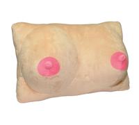 Breast-Shaped Plush Pillow