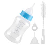 Breastfeeding Bottle - Breastfeeding Bottle Set 150 ml with Nipple for Animals, Anti-Choking Dispenser for Daily, Home, Travel, Night, Vet, Apartment, Holiday,