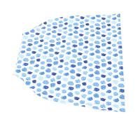 Breastfeeding Cloth, Breathable Patterned Nursing Towel for Nursery (Blue Base Dot Pattern)
