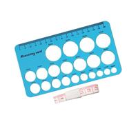 Breastfeeding Mother Nipple Measurement Scale with Flange Rulers Double Side Silicone Design for Pumps Fit Double Side Nipple Measurement Rulers