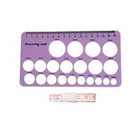 Breastfeeding Mother Nipple Measurement Scale with Flange Rulers Double Side Silicone Design for Pumps Fit Double Side Nipple Measurement Rulers