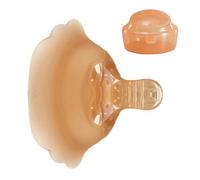 Breastfeeding Nipple Shield, Silicone Nursing Cover, Soft Skin Friendly Protection, Reusable Soothing Support, 2-Piece Transparent Set, Excellent for New, Baby Feeding, and Nursery Use
