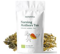 Breastfeeding Tea Organic 100g (50 Cups) | Fenugreek Tea for Nursing and Lactation, Caffeine Free REPLANTEA