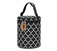 Breastmilk Cooler Bag - Large Thermal Bottle Holder, Reusable Milk Container, Waterproof Fresh Keeping Bag, Design for Hanging on the Pram for Daily Use at Work, black, see description, See