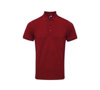 Breatable Wicking Polo Premier Coolchecker+ Polyester Short Sleeve Piqué Shirt