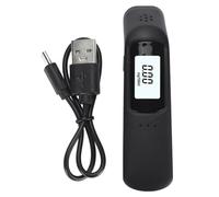 Breath Alcohol Tester Digital LCD Display Voice Broadcast Non Blowing Drunk Driving Detector for Drivers and Law Enforcement ABS Material