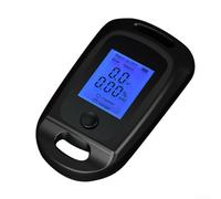 Breath Analyzers, Breathalyzer Digital Detector With LCD Display And Colour Indicator 270MAh Rechargeable Via Type-C For Safe Driving(Black)