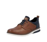Rieker 14454-22 | Nuss/Lake/Navy/Amaretto | Mens Slip On Shoes (Nuss Lake Navy Amaretto, UK Footwear Size System, Adult, Men, Numeric, Medium, 9.5)