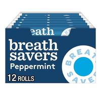 BREATH SAVERS Sugar Free Mints, Peppermint, 0.75 Ounce Roll (Pack of 24)