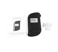 Breath Tester Drunk Meter LCD Display Handheld Drunk Detector High Accuracy Semiconductor Sensor Easy to Operate Clear Display with Nozzle Replacements for Personal Professional