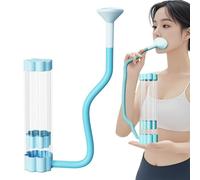 Breath Trainer - Adjustable Breathing Strengthener for Respiratory Health and Endurance | Ergonomic Design, Durable Materials, Portable Size, Improves Lung Capacity and Oxygen Flow, Ideal for COPD Pat