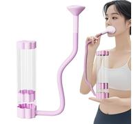 Breath Trainer - Compact Respiratory Muscle Exerciser, Lung Capacity Workout Enhancement Device | Lightweight Abdominal Fitness Training Tool for Adult Men Athlete Gym Home Travel