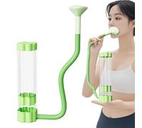 Breath Trainer - Compact Respiratory Muscle Exerciser, Lung Capacity Workout Enhancement Device | Portable Abdominal Fitness Training Tool for Adult Men Athlete Gym Home Travel