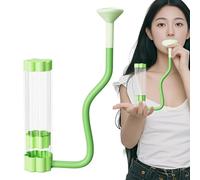Breath Trainer, Lung Exerciser Device, 7.09 inches Respiratory Muscle Training Tool, Compact Breathing Workout Equipment, Portable Fitness Accessory for Home Gym Travel Athletes Adults