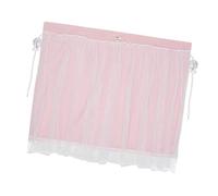 Breathability Lace and Fabric Car Curtains Suction Mount Design Ultraviolet Radiation Guard Privacy Cover Regulable for All Vehicle Type for Family Car Sunshade Set