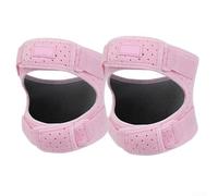Breathable Adjustable Patellar Strap Knee Bandage for Sports Performance and Joint Protection During Running and Exercise (2pcs pink)