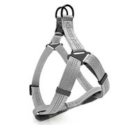 Breathable Adjustable Pet Harness Dog Vest Harness Dog Harness Soft Mesh Reflective Breathable Vest Harnesses Easy Walk Harness With Buckle For Small And Medium Dogs Comfortable Dog Vest Harness(Grey,