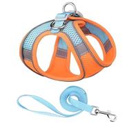 Breathable Adjustable Pet Harness Dog Vest Harness Dog Harness Soft Mesh Reflective Breathable Vest Harnesses Easy Walk Harness With Buckle For Small And Medium Dogs Comfortable Dog Vest Harness(Organ
