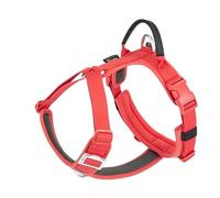 Breathable Adjustable Pet Harness Dog Vest Harness Dog Harness Soft Mesh Reflective Breathable Vest Harnesses Easy Walk Harness With Buckle For Small And Medium Dogs Comfortable Dog Vest Harness(Red,S