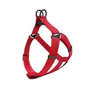 Breathable Adjustable Pet Harness Dog Vest Harness Dog Harness Soft Mesh Reflective Breathable Vest Harnesses Easy Walk Harness With Buckle For Small And Medium Dogs Comfortable Dog Vest Harness(Red,M