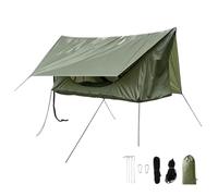 Breathable Adult Resting Canopy Tent Hammock Zippered Flat-Lay | With Gnat Net And Rain Cover Backpacking Hammock For Hiking Outdoor Relaxation Backyard Picnic Adventure Backpacking