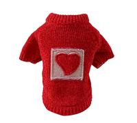 Breathable And Comfortable Small Dog Lightweight Warm Festive Christmas Clothing Accessories For Dogs Fashionable Loveliness For Your Furry Pet Clothes Hangers Closet (Red, S)