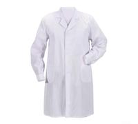 Breathable and Soft Lab Coat with Multiple Functional Pockets, Designed for Men and Women in Chemistry Classes, Biology Labs, and Construction Work (B-160~S)