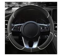 Breathable Anti-Slip Wheel Cove PU Leather Car Steering Wheel Cover Protective For Kia For Seltos For Soul For Rio 3 4 5(WHITE)