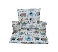 Breathable Baby Chair Cushion Machine Washable Soft Secure for Dining Comfort Machine Washable Infant Dining Chair Pad Soft Cotton Blend Cushion