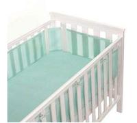 Breathable Baby Mesh Cot Liner - Aqua