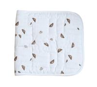 Breathable Baby Stroller Cushion Cotton Pram Insert Pad, Universal Car Seat Protector Soft Strollers Seat Pad for Newborn Infant Toddler(Croissant)