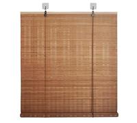 Breathable Bamboo Blinds, Blackout Roller Blinds with Lift, Privacy Protection Bamboo Shades, 45 50 60 65 70 80 90 100 105 110 120 130 140 150 160 Wide, For Garden/Porch/Patio/Indoor/Outdoor (Size :