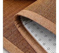 Breathable Bamboo Braided Rug Summer Cool Pad Mattress 2cm Thick Square Sleeping Mat for Japanese Tearoom Meditation Space & Zen Room (W75xH130cm/29.5"x66.9")