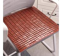 Breathable Bamboo Chair Cushion for Summer Dorms Foldable Mahjong Mat for Smooth Sleep Experience Cooling Comfort for Relaxation and Leisure Activities