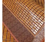 Breathable Bamboo Summer Sleeping Mat - Folding Mattress for Cool Comfort - Ideal Bed Mat for Hot Nights, Air Conditioning Support