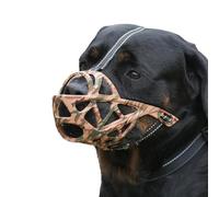 Breathable Basket Muzzle, Basket Muzzle for Biting - Cage Muzzle for Small, Medium and Large Dogs, Adjustable, Breathable, Stable Dog Muzzle, the Dog Can Panty and Drink