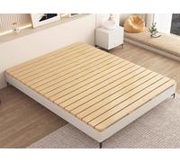 Breathable Bed Plate Solid Wood Futon Frame FoldingPremium Wooden Slats Bunkie Board for Single/Double/Queen/King Bed - Rollable & Foldable Mattress Support for Dorm, Loft, RV Frame (80x200c
