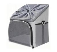 Breathable Bike Pet Carrier Basket, Cozy Cat Dog Travel Bag with Mesh Design for Bicycle Front Handlebar