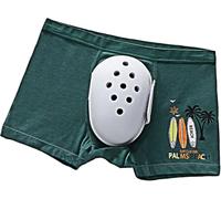 Breathable Boxer Shorts for Boys After Circumcision, Circumcision Underwear, Post Circumcision Underwear, Surgery Recovery Pants for Pediatric Daily Aftercare Use(Groen,120)
