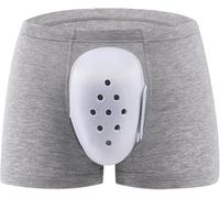 Breathable Boxer Shorts for Boys Post Circumcision Recovery, Soft Cotton Circumcision Underwear, Surgery Recovery Pants(Blue,XL-XLarge)