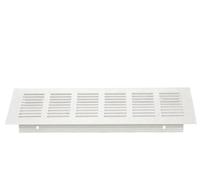 Breathable Brick Cover Breathable Cover, Aluminum Alloy Exhaust Ventilation Grille (Black, 7 1/6x7 inches (18x17 cm))(White,5 3/7x26 3/8 in(14x67 cm))